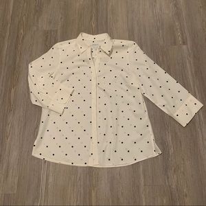 Polka dot blouse